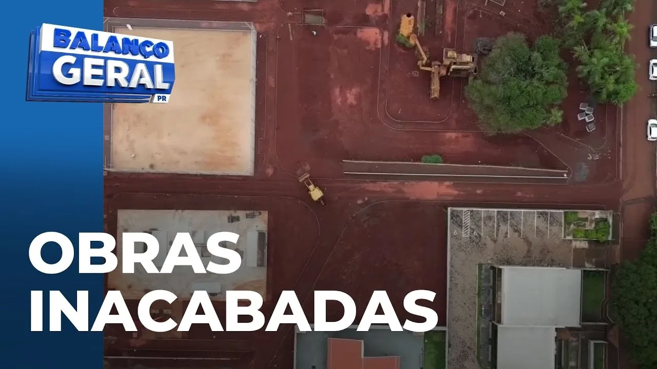 Veja quais são as obras em parques e espaços públicos que estão incompletas