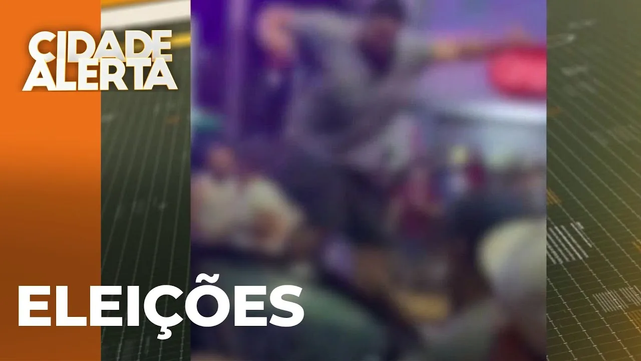 Eleições 2024: Domingo termina em pancadaria, depredação de carro e som alto