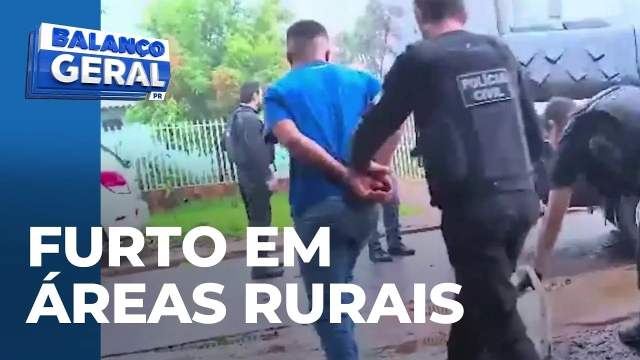 Cinco suspeitos presos por furtos de usinas fotovoltaicas em propriedades rurais