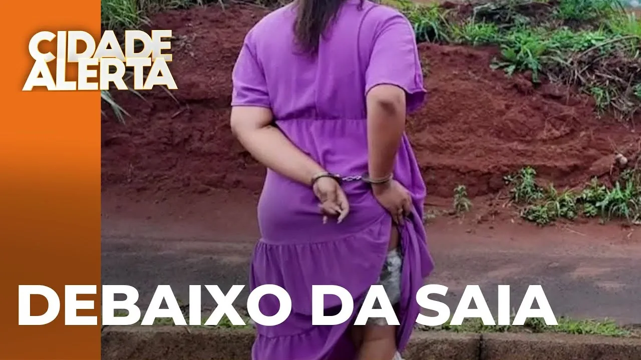 Flagrante na PR-323: Mulher esconde droga debaixo da saia e acaba na cadeia