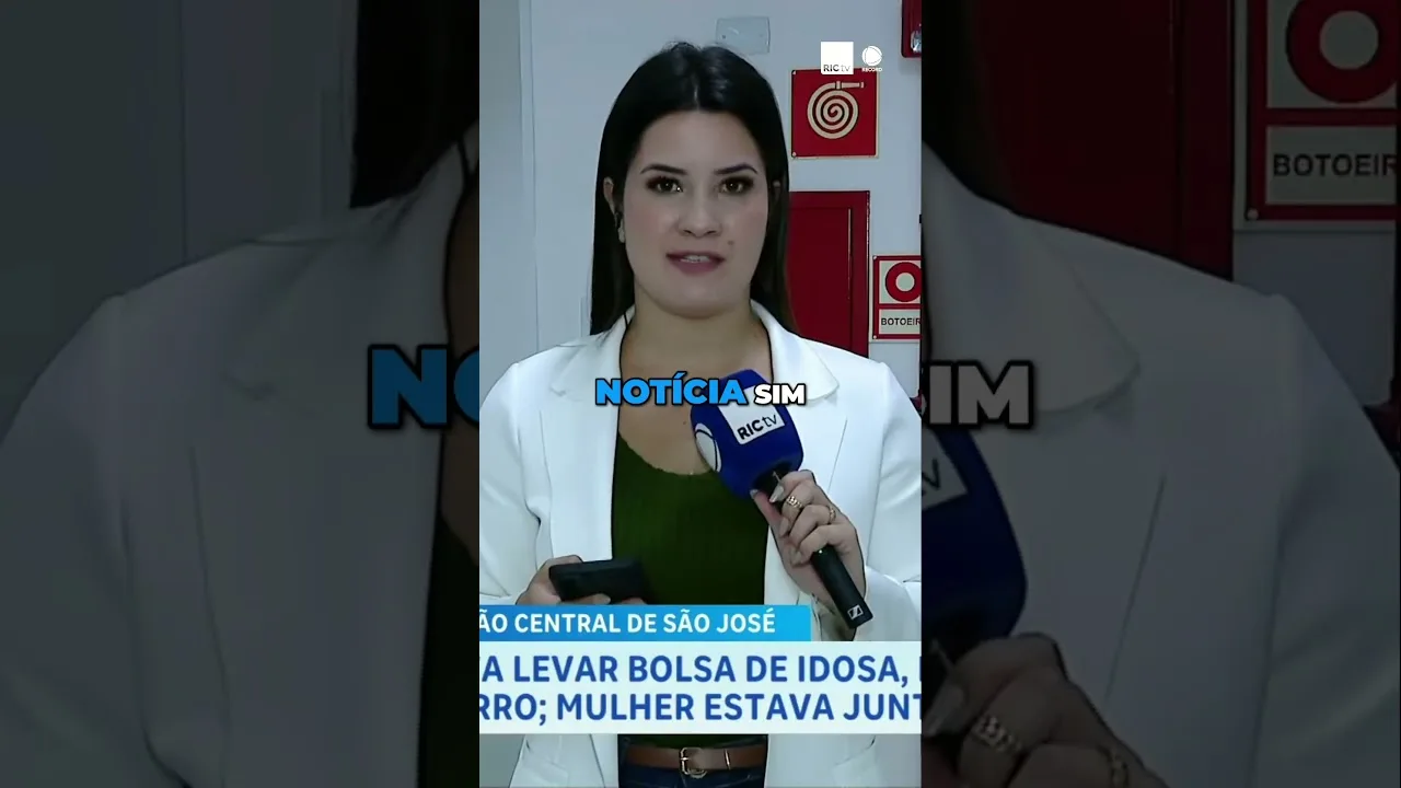 Ladrão tentar levar bolsa de idosa, mas ela reage e perde o carro; mulher estava junto com criança