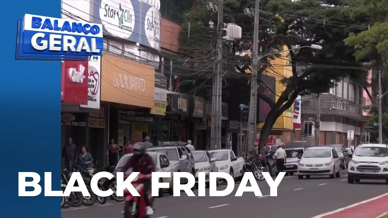 Comércio de Maringá amplia horário de funcionamento para a Black Friday