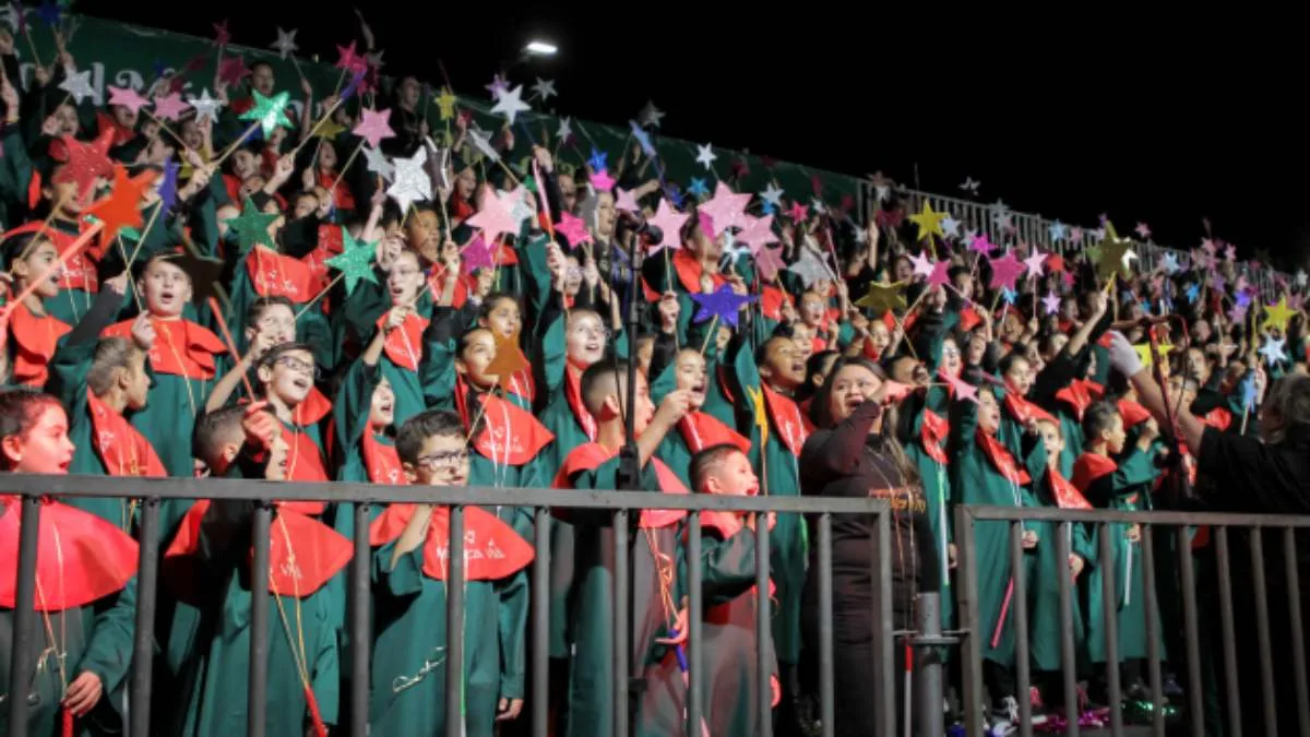 Mil crianças devem participar do coro