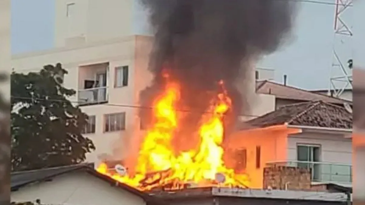 Família é salva de incêndio ao ser alertada por criança de 10 anos