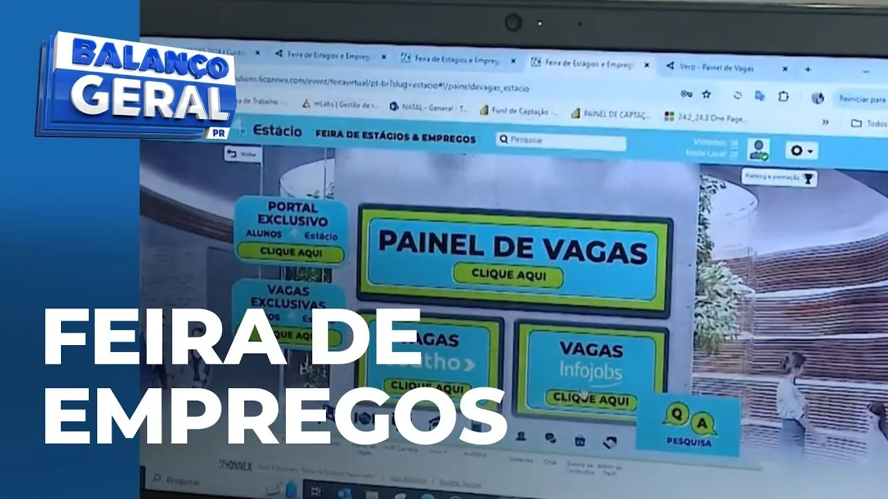 Feira virtual oferece 55 mil vagas de emprego e estágio no Paraná