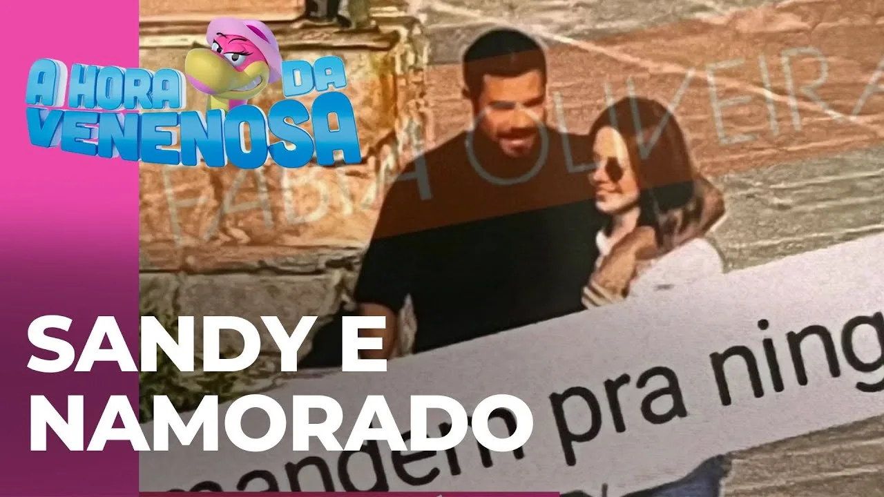 Sandy é flagrada abraçada com o namorado pela primeira vez em uma viagem na Itália