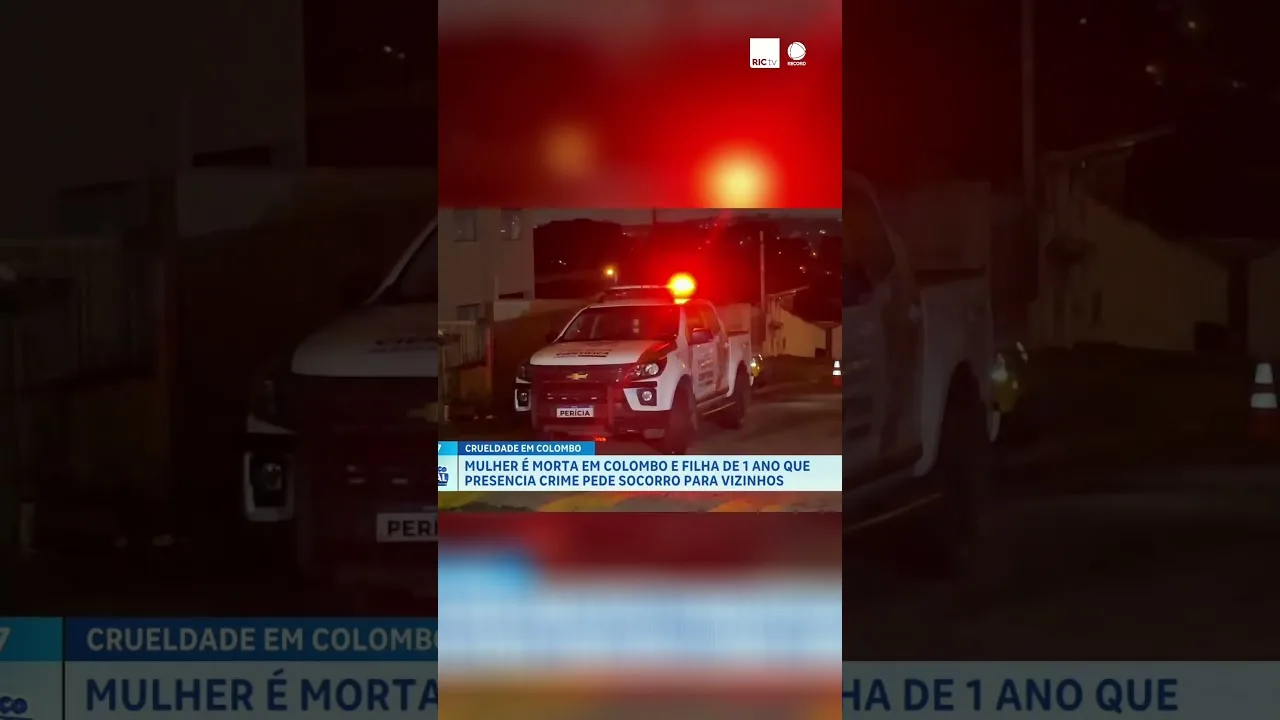 Mulher é morta em Colombo e filha de 1 ano que presenciou o crime pediu socorro para vizinhos