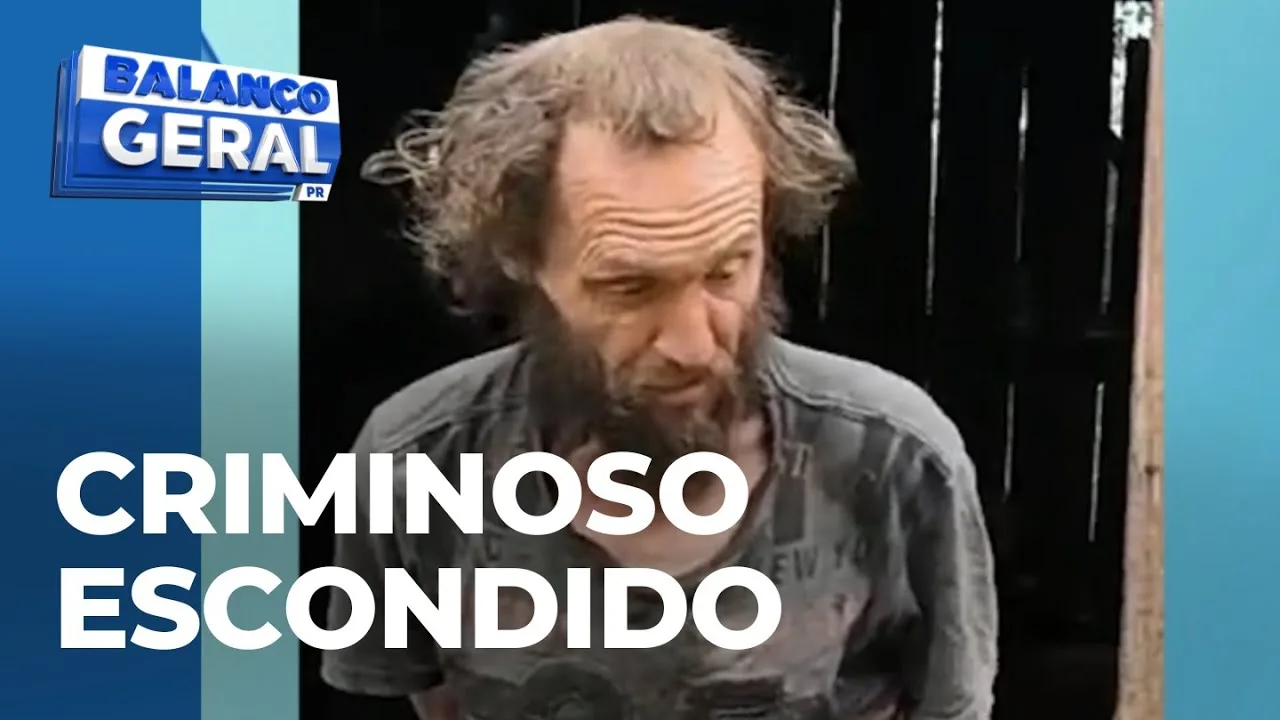 Condenado por homicídio em acidente de transito estava escondido em cabana, vivendi como bicho