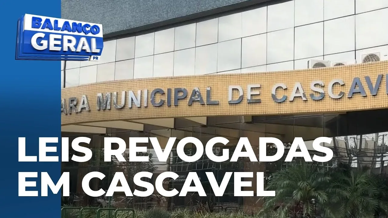 Câmara de Cascavel revoga mais de 200 leis dos anos 80; saiba o impacto