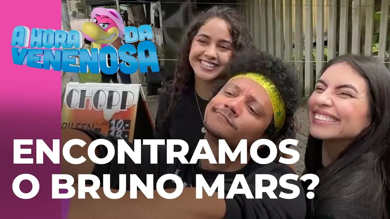 Kainan Lucas conversou com fãs de Bruno Mars, e seguiu na missão de encontrar o cantor antes do show