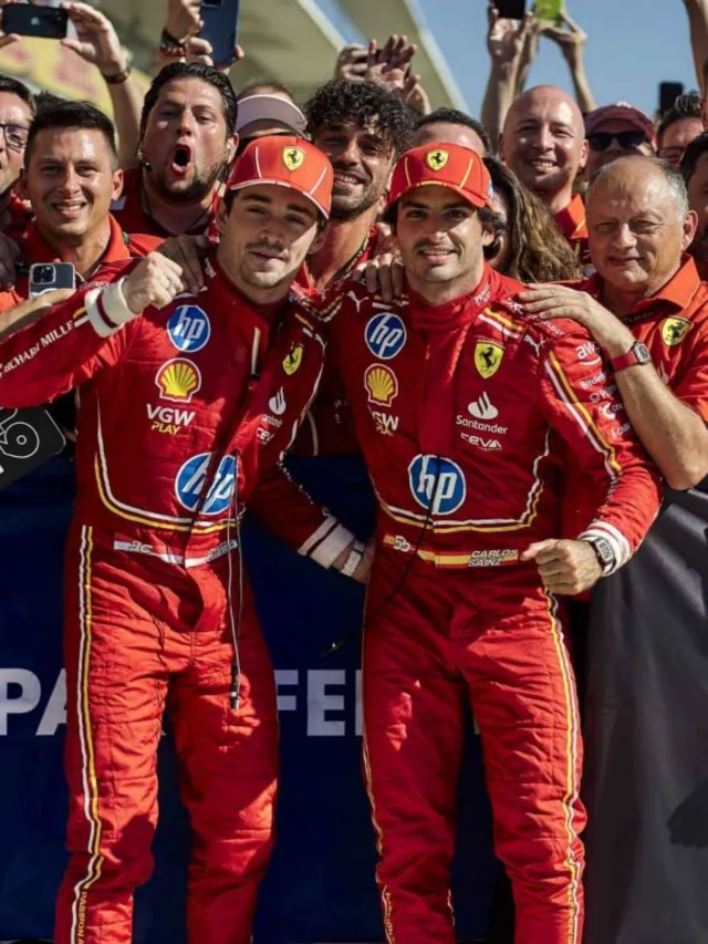 Ferrari domina GP dos EUA com dobradinha e aproxima no Campeonato de Construtores