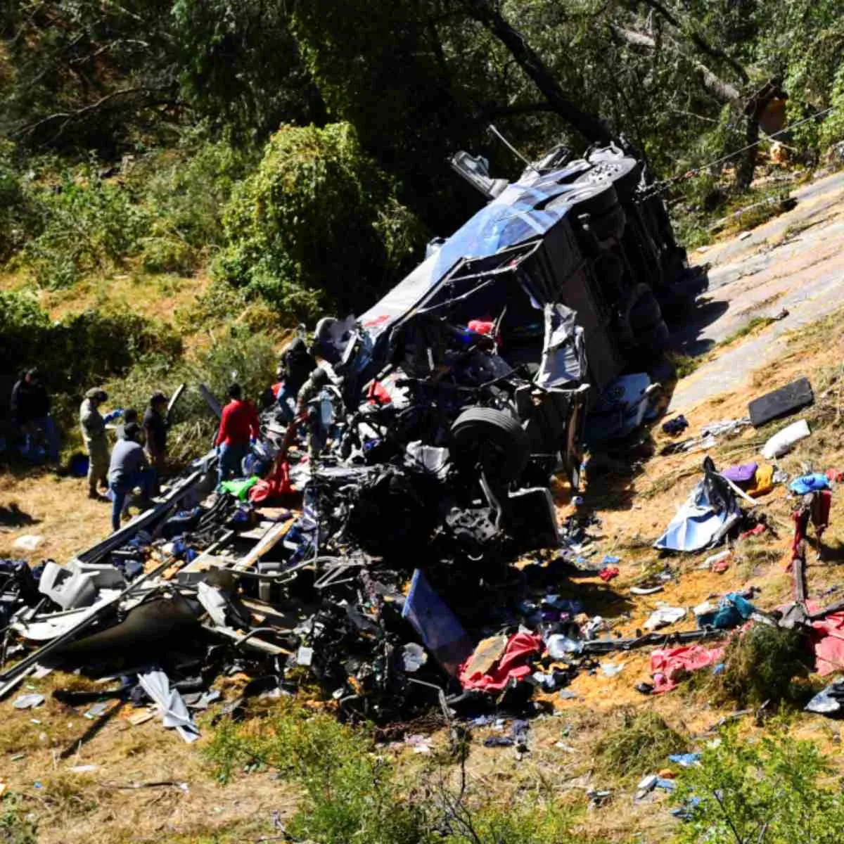 Acidente entre ônibus e caminhão deixa 19 pessoas mortas e 6 feridas