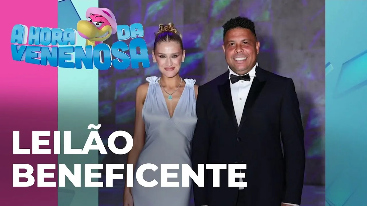 Ronaldo Fenômeno realiza leilão milionário e celebridades arrasam no tapete vermelho