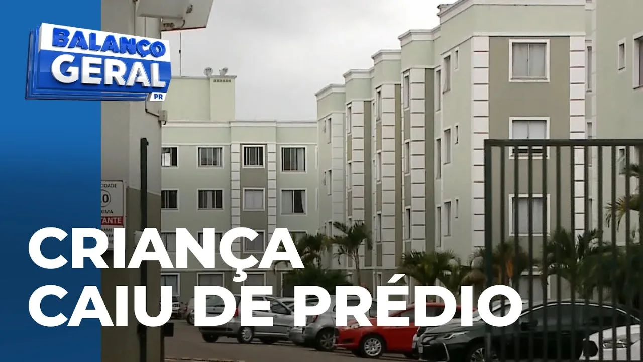 Criança quebra braço e perna após cair do quarto andar de um prédio de Curitiba