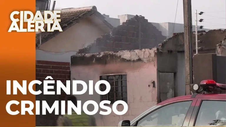 Polícia investiga incêndio criminoso que matou mulher e deixou filho internado