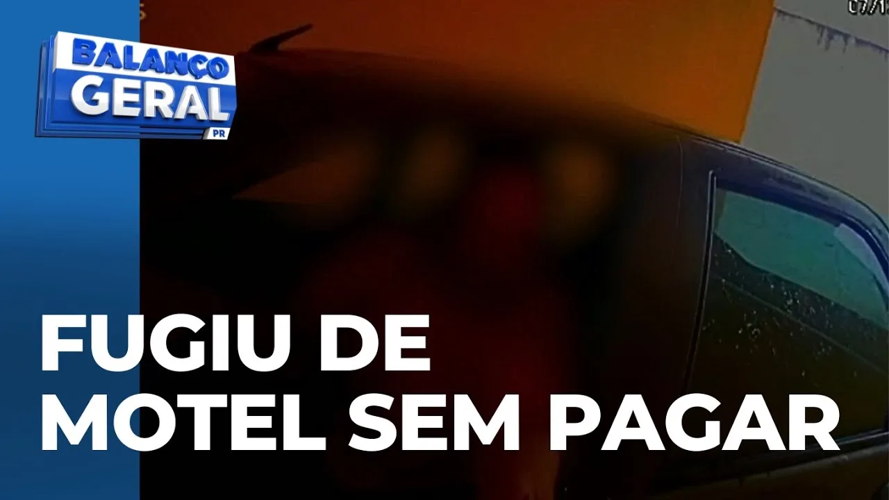 Homem foge de motel sem pagar; ele avança com, o carro, destrói portão e deixa prejuízo enorme