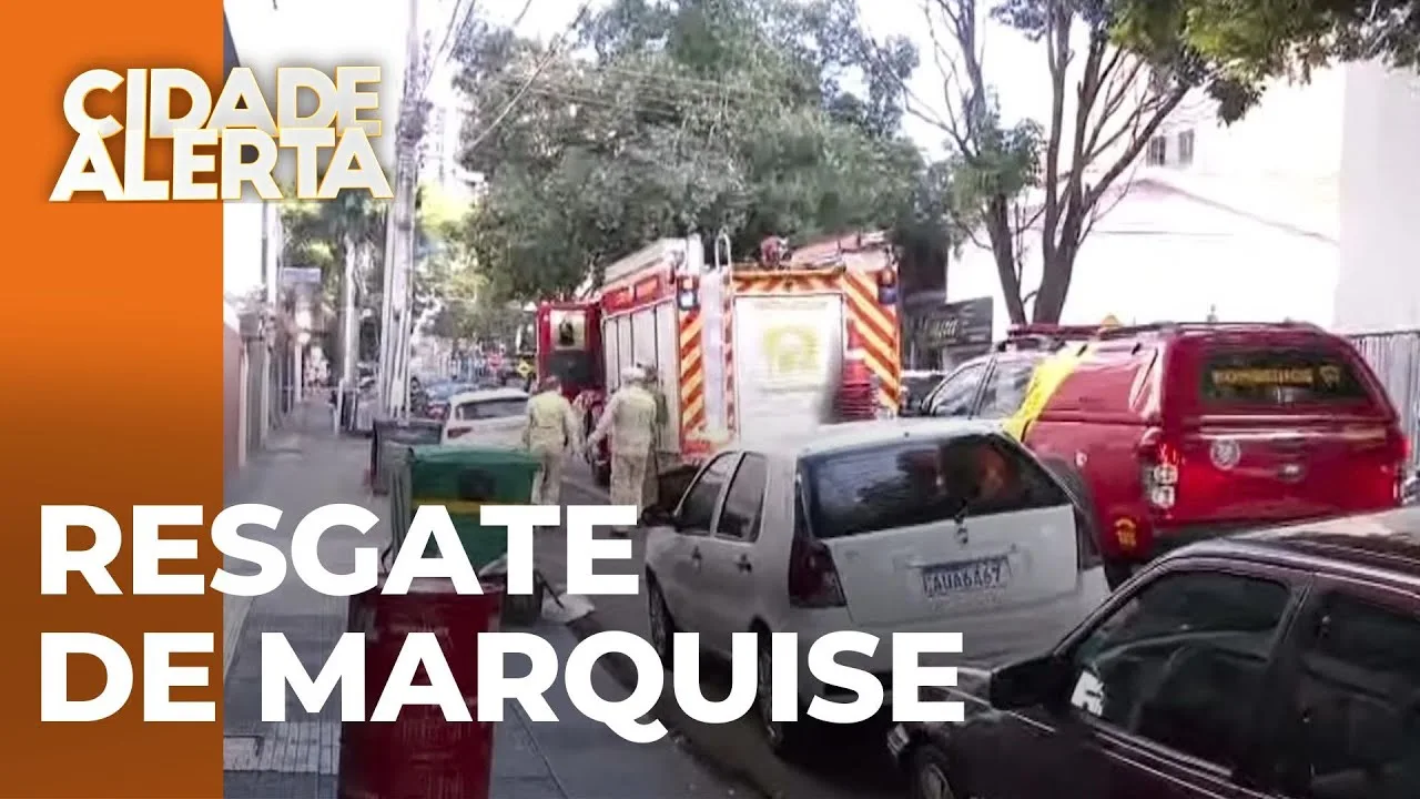 Mulher resgatada de marquise após violência doméstica em prédio na Zona 7