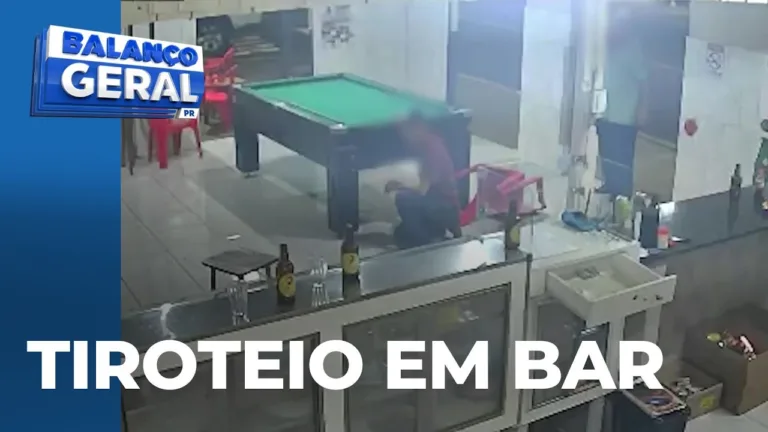 Criminosos violentos assaltam bar e atiram em cliente