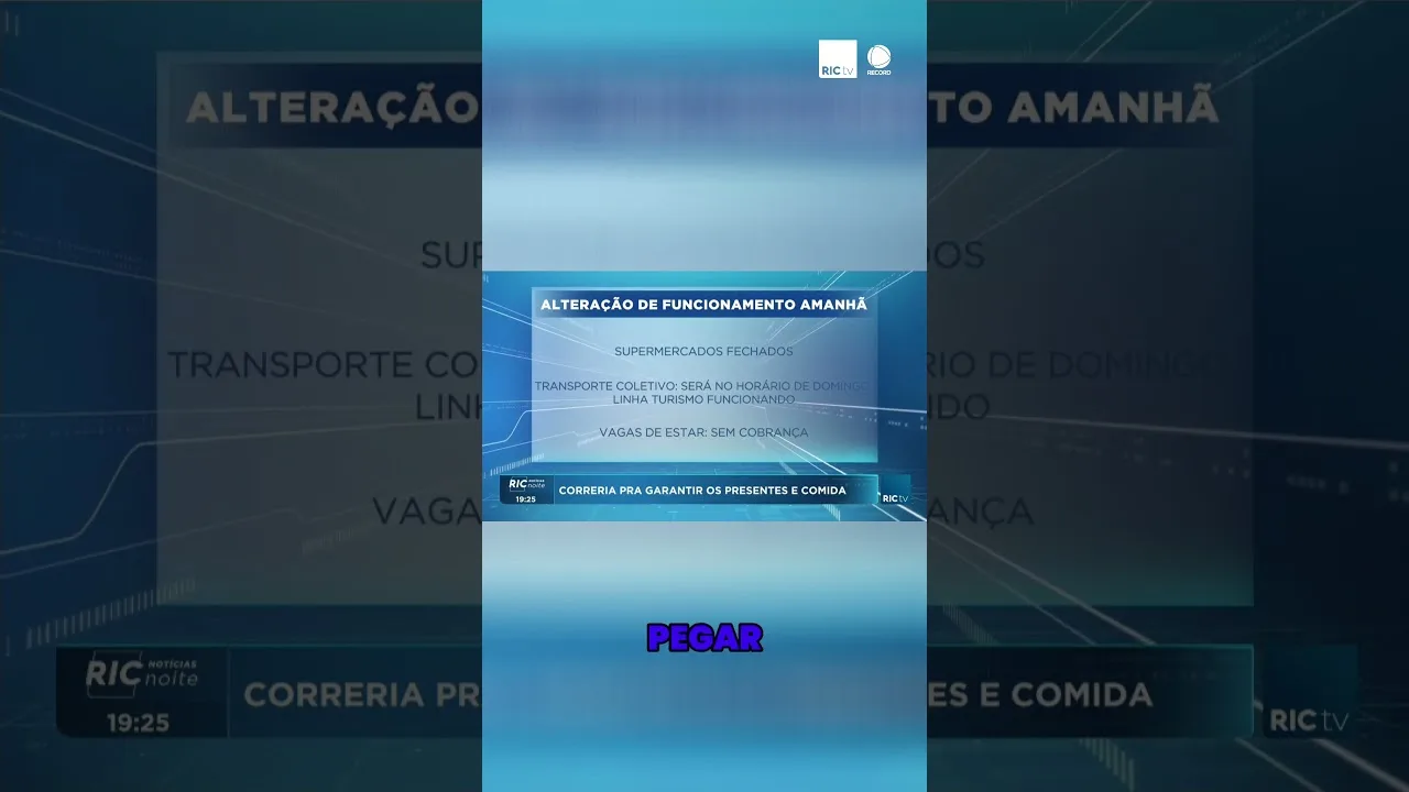Correria na véspera do Natal; entenda o funcionamento do comércio e dos serviços no feriado