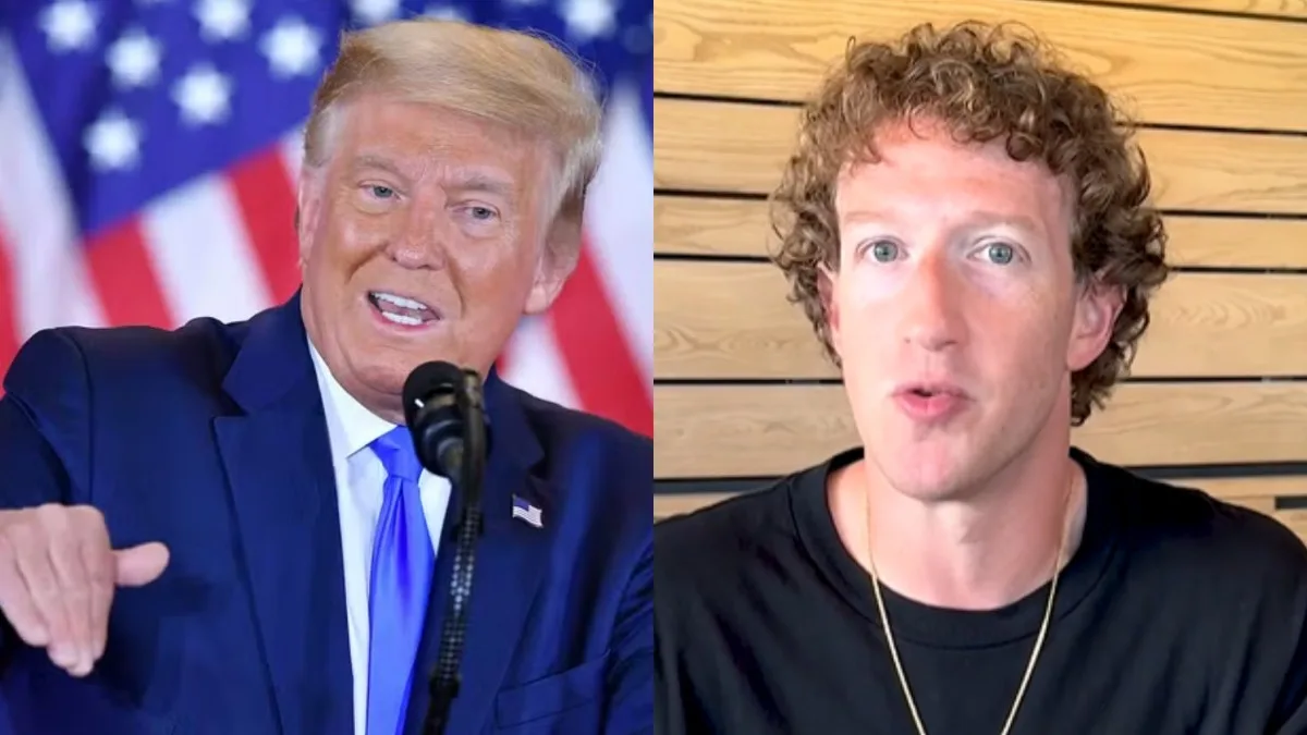 Trump e Mark Zuckerberg