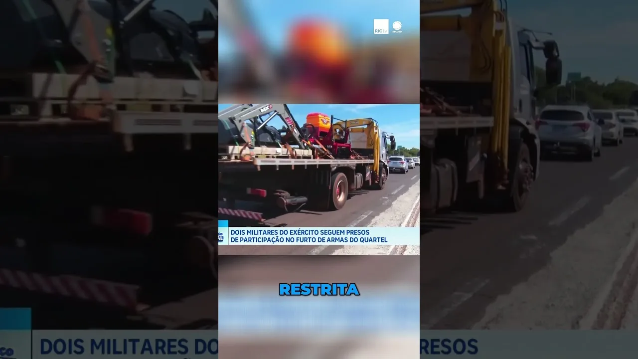 Furto de armas: Dois militares do exército seguem presos por participação no crime