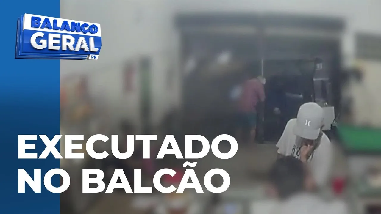 Homem é executado em balcão de bar por “assassino misterioso” em frente ao residencial Santos Dumont