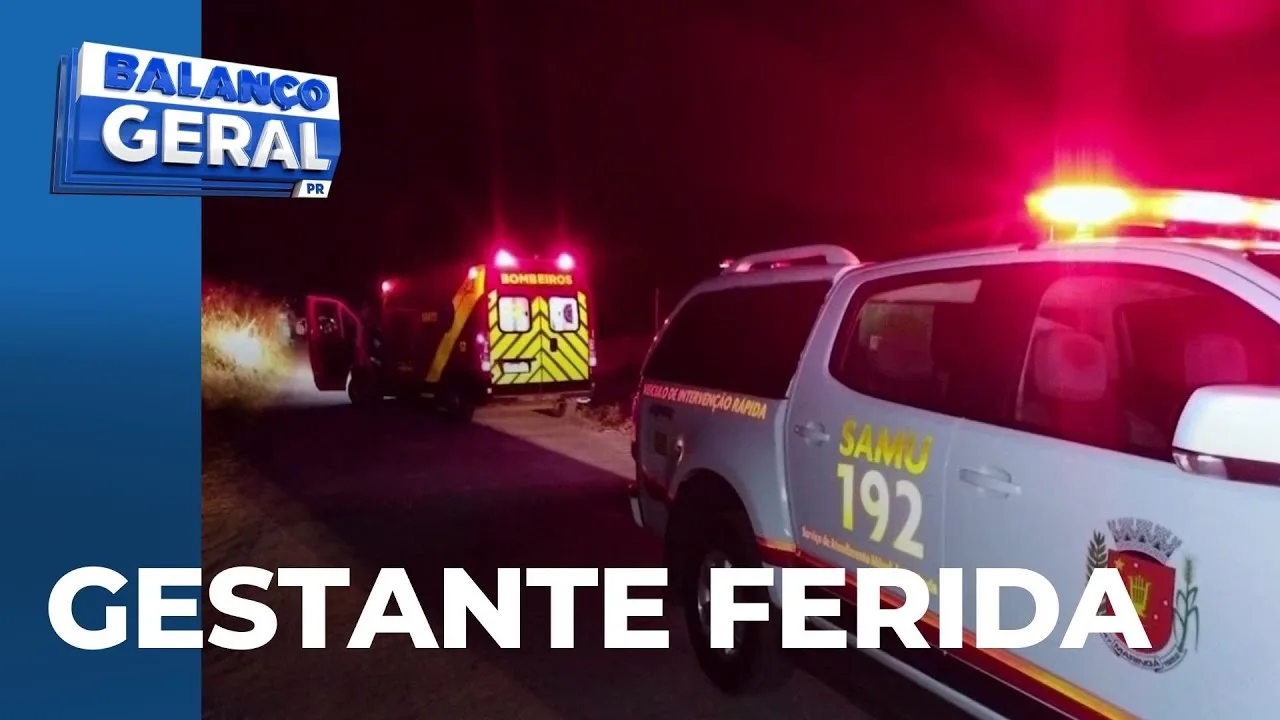 Gestante e adolescente ficam feridos em batida entre bicicletas, em Mandaguari