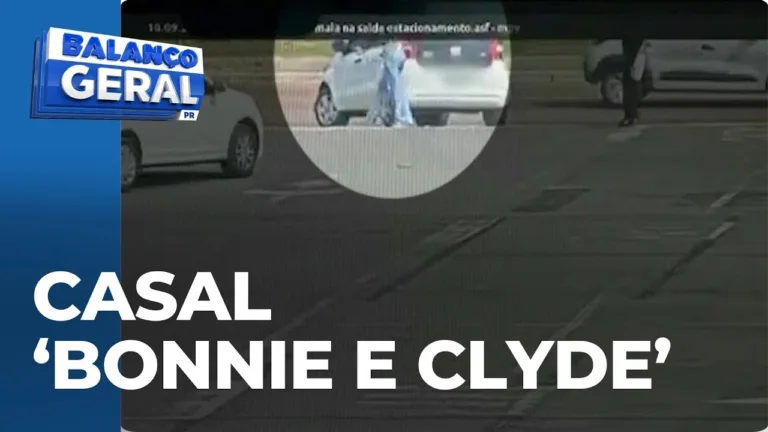 Casal 'Bonnie e Clyde' de Curitiba é encontrado após série de roubos em sandero
