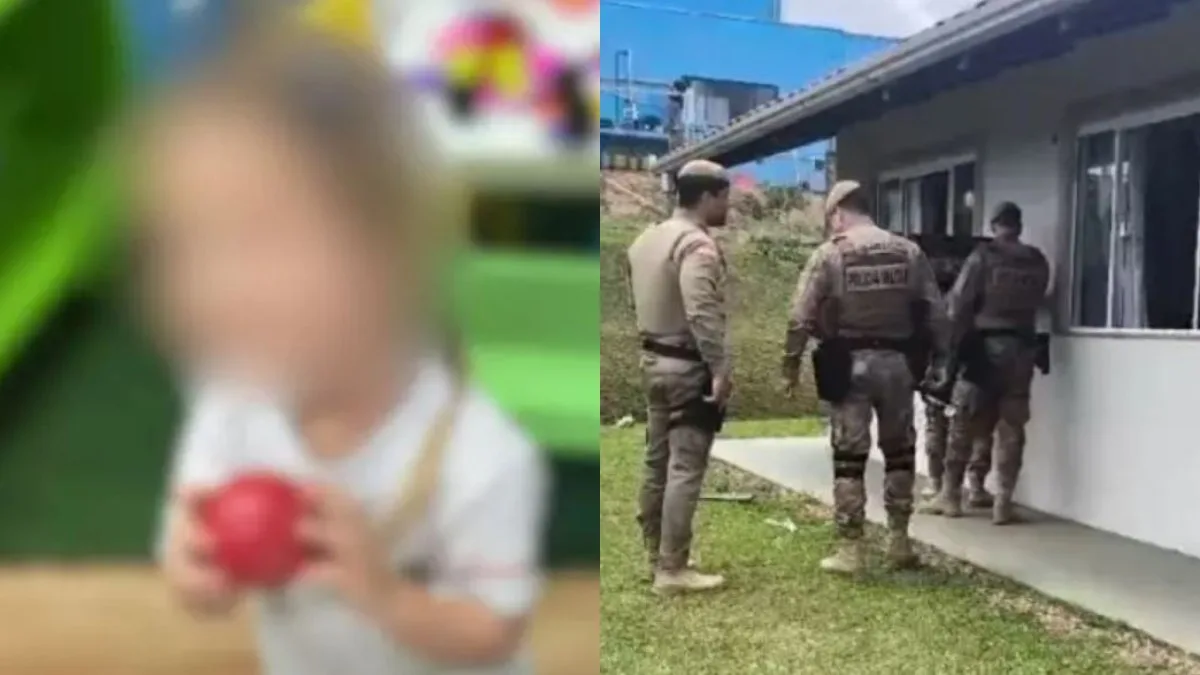 A menina, de 4 anos, foi socorrida pelo pai e encaminhada ao hospital, mas não resistiu