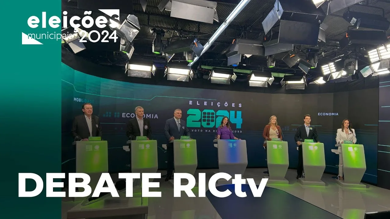 Regras do debate com candidatos a prefeito de Curitiba na RICtv