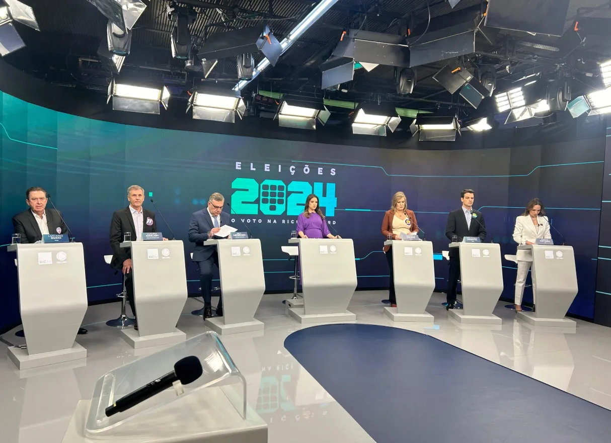 RIC Notícias Opinião repercute debate entre candidatos de Curitiba