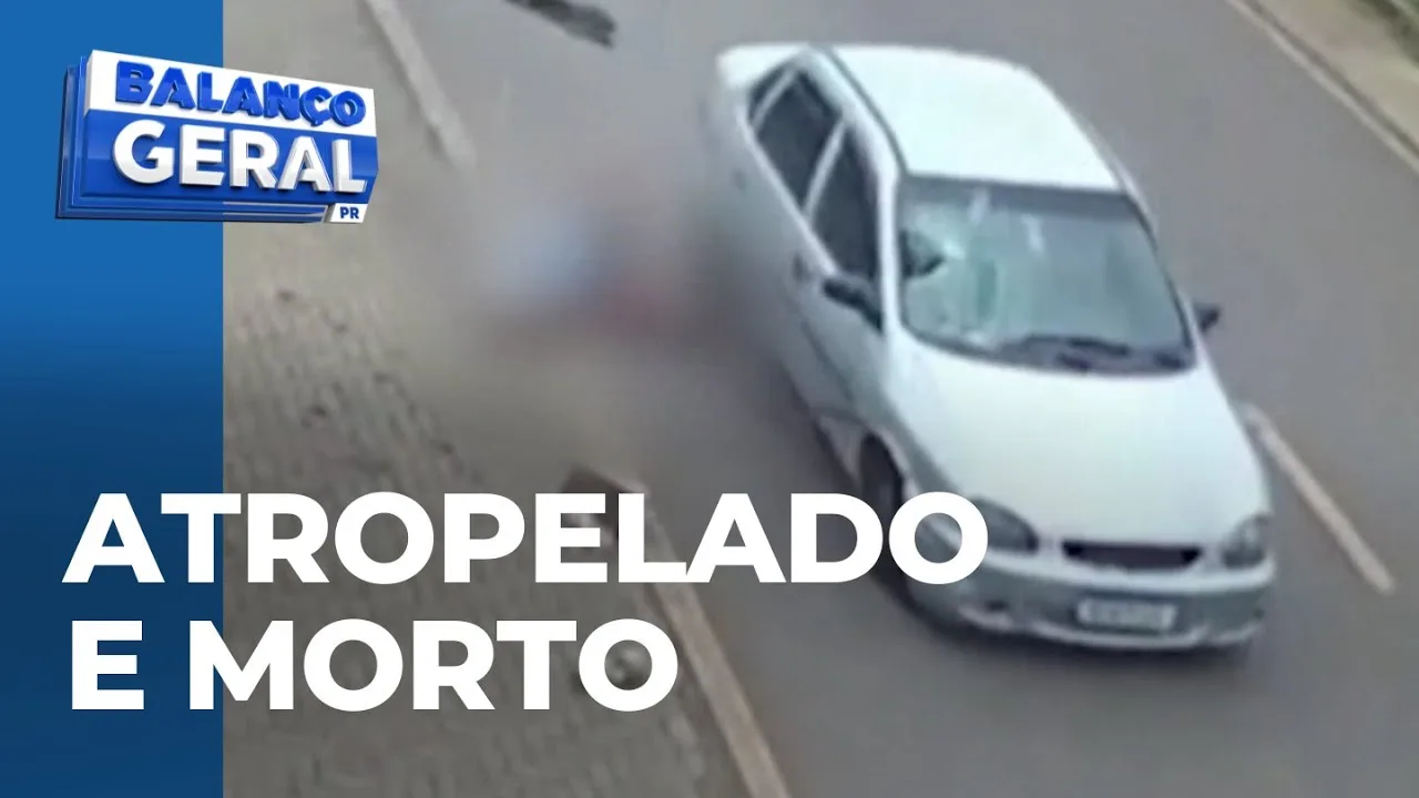 Idoso que caminhava na rua é atropelado e morto por motorista em alta velocidade