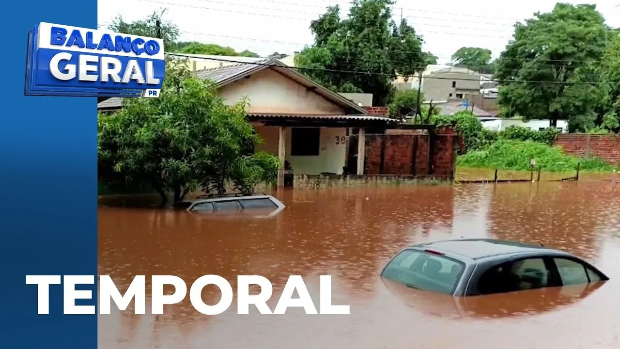Temporais atingem várias cidades do noroeste; ruas ficaram alagadas e rodovias interditadas