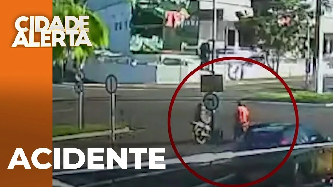 Acidente em Londrina: duas motos batem na AV. Dez de Dezembro