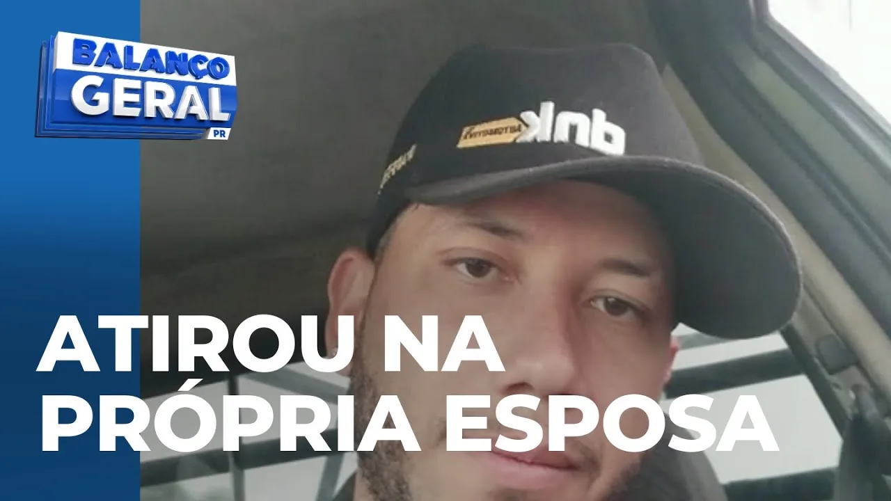 Mulher leva tiro do marido na frete da família; suspeito fugiu e foi preso enquanto dormia