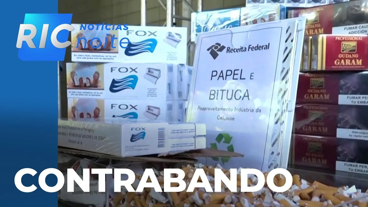 Cigarro é o produto mais contrabandeado no Brasil; Receita Federal destrói produtos em Foz