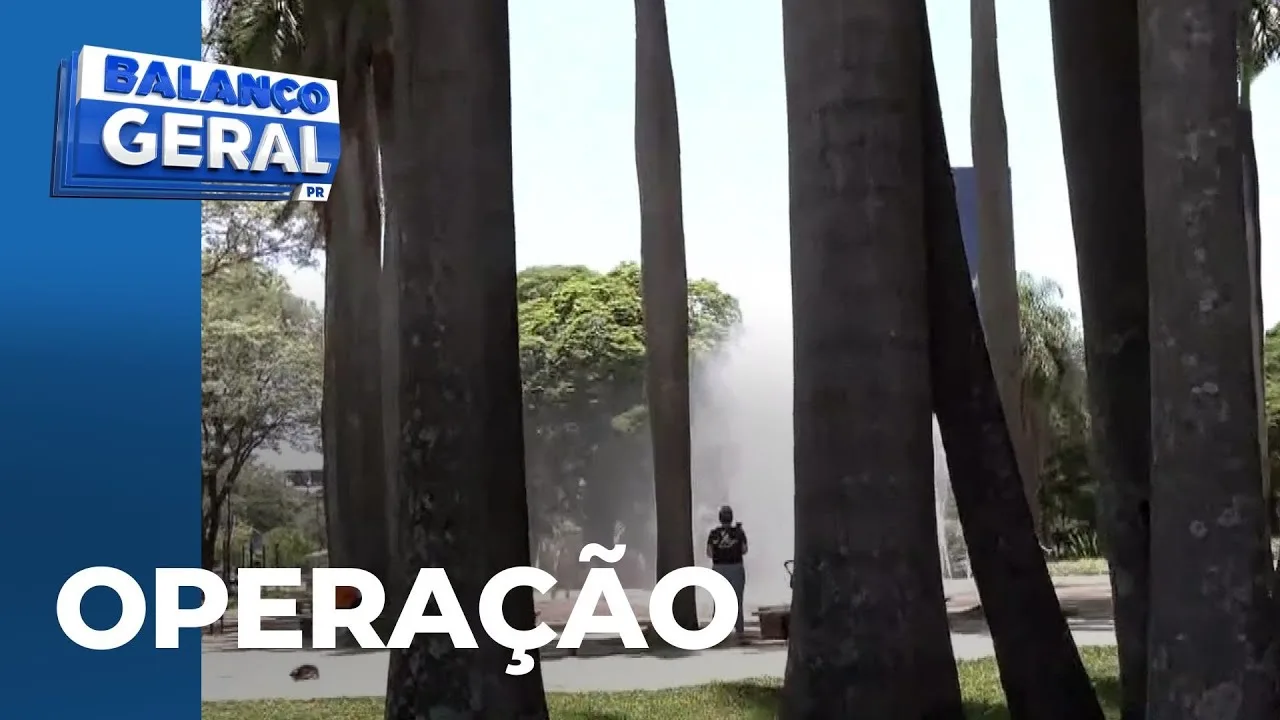 Guarda Civil Municipal realiza operação em praça de Maringá; reportagem acompanha a ação