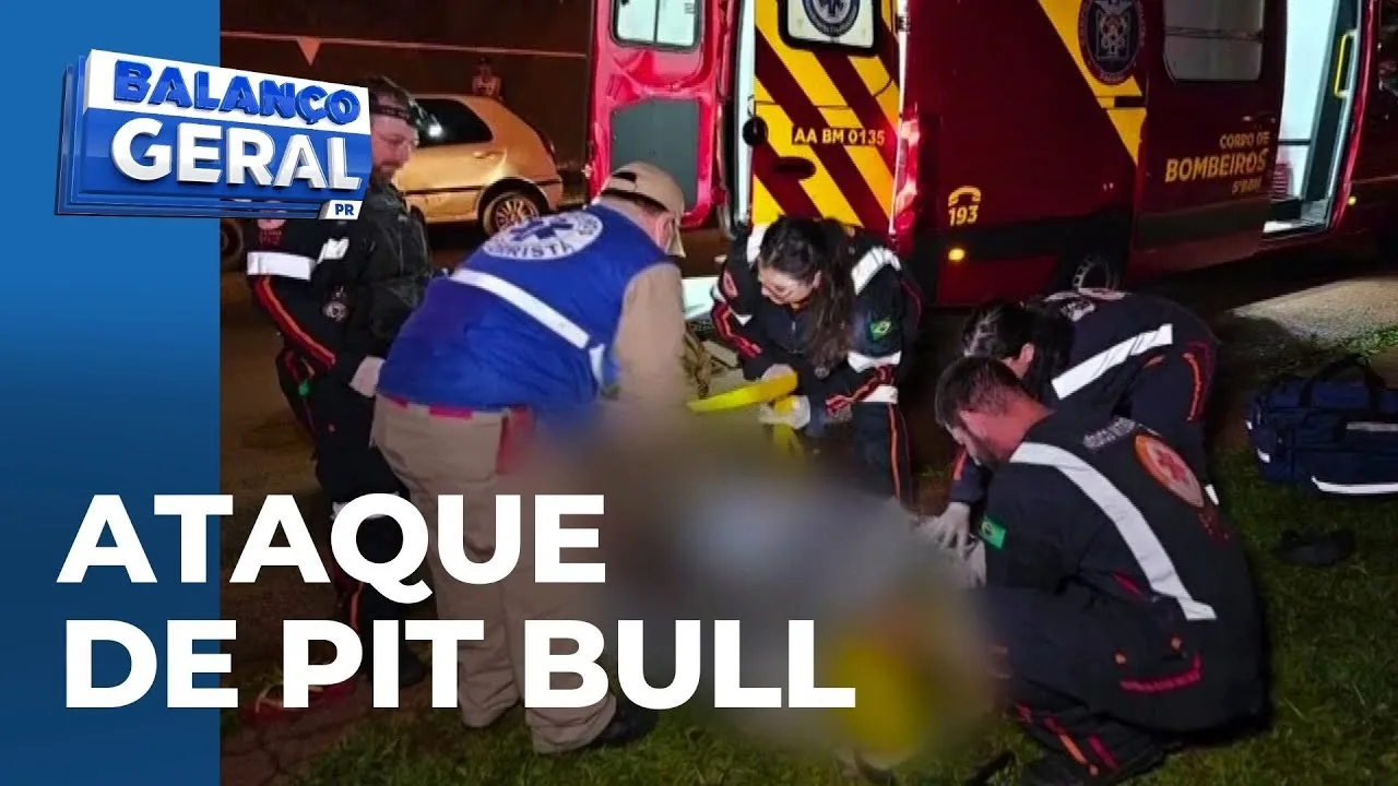 Homem é atacado por pit bull após invadir o conjunto Odwaldo Bueno, em Maringá