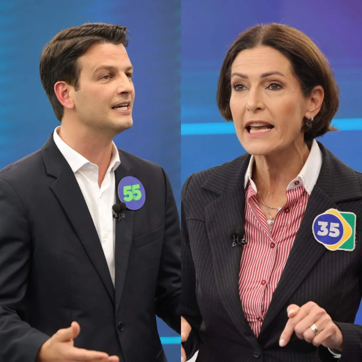 Eduardo Pimentel e Cristina Gramel disputam à Prefeitura de Curitiba