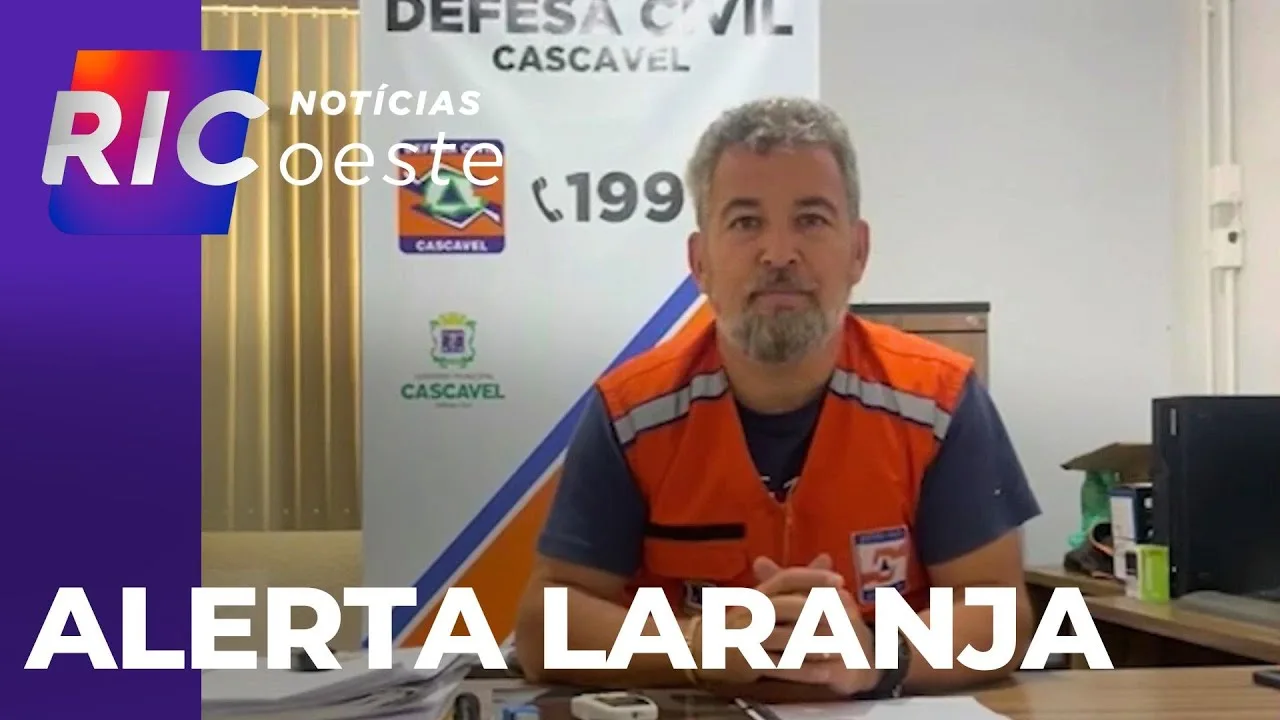 Tempestade: com risco de temporal para região oeste, defesa civil faz alerta laranja