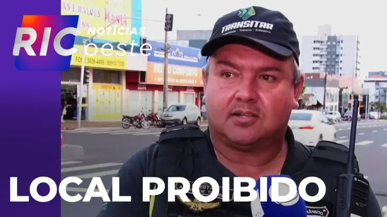 Sinalização: motoristas estão virando em local proibido na Carlos Gomes