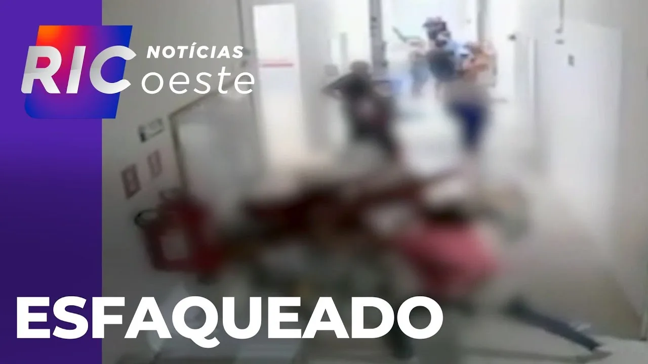 Mulher desfere dezenas de facadas contra seu companheiro, dentro de hospital