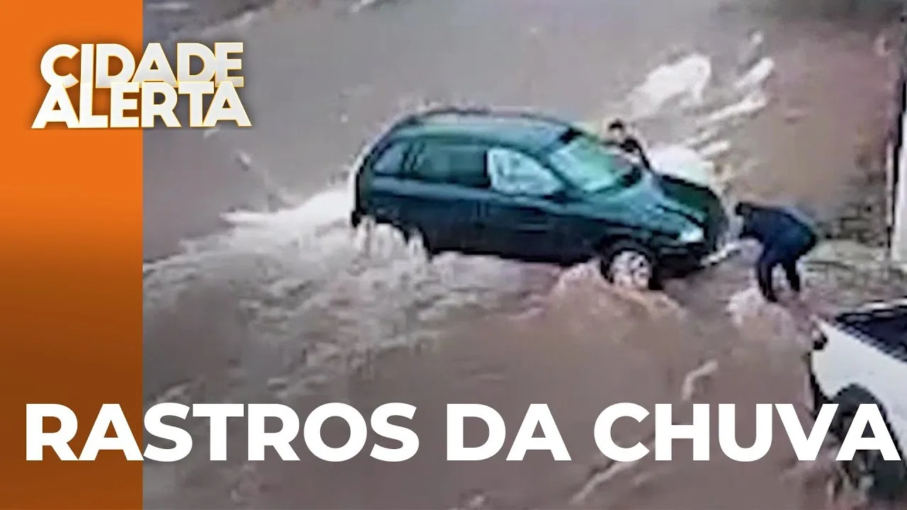 Confira os rastros da chuva em Maringá e região