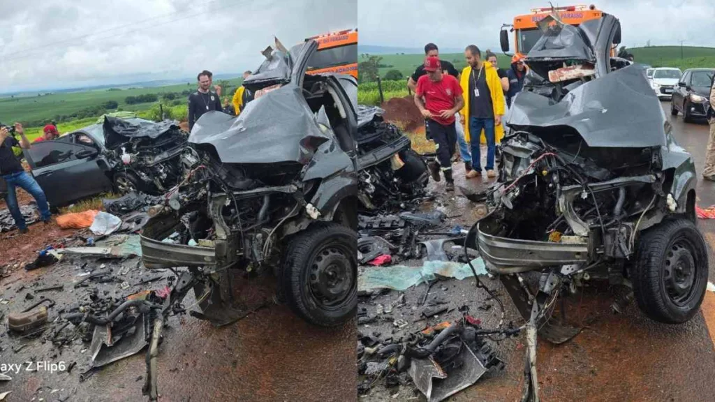 Colisão frontal aconteceu em trecho de pista simples da PR-445