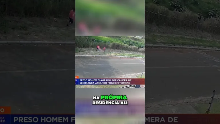 Homem flagrado ateando fogo em terreno no bairro Nova Cidade, é preso
