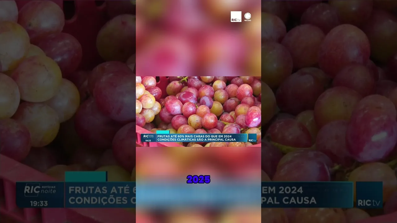 Frutas estão até 60% mais caras do que em 2024; condições climáticas são as principais causas