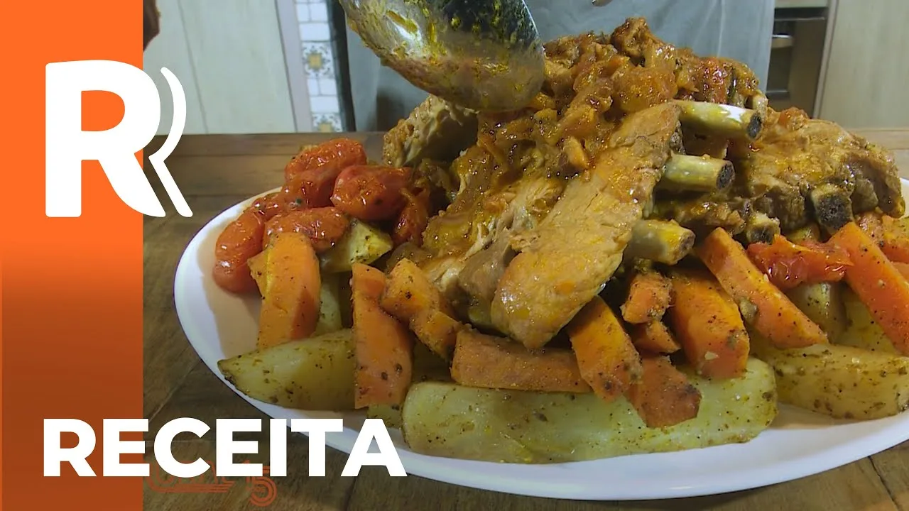 Receita da costela suína com molho de cerveja preta