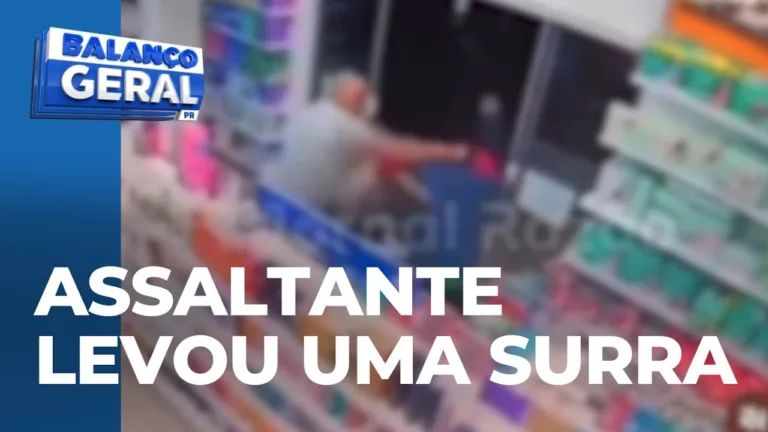 Ladrões levam surra de balconista de farmácia e descobre, que ele é faixa peta em jiu-jitsu