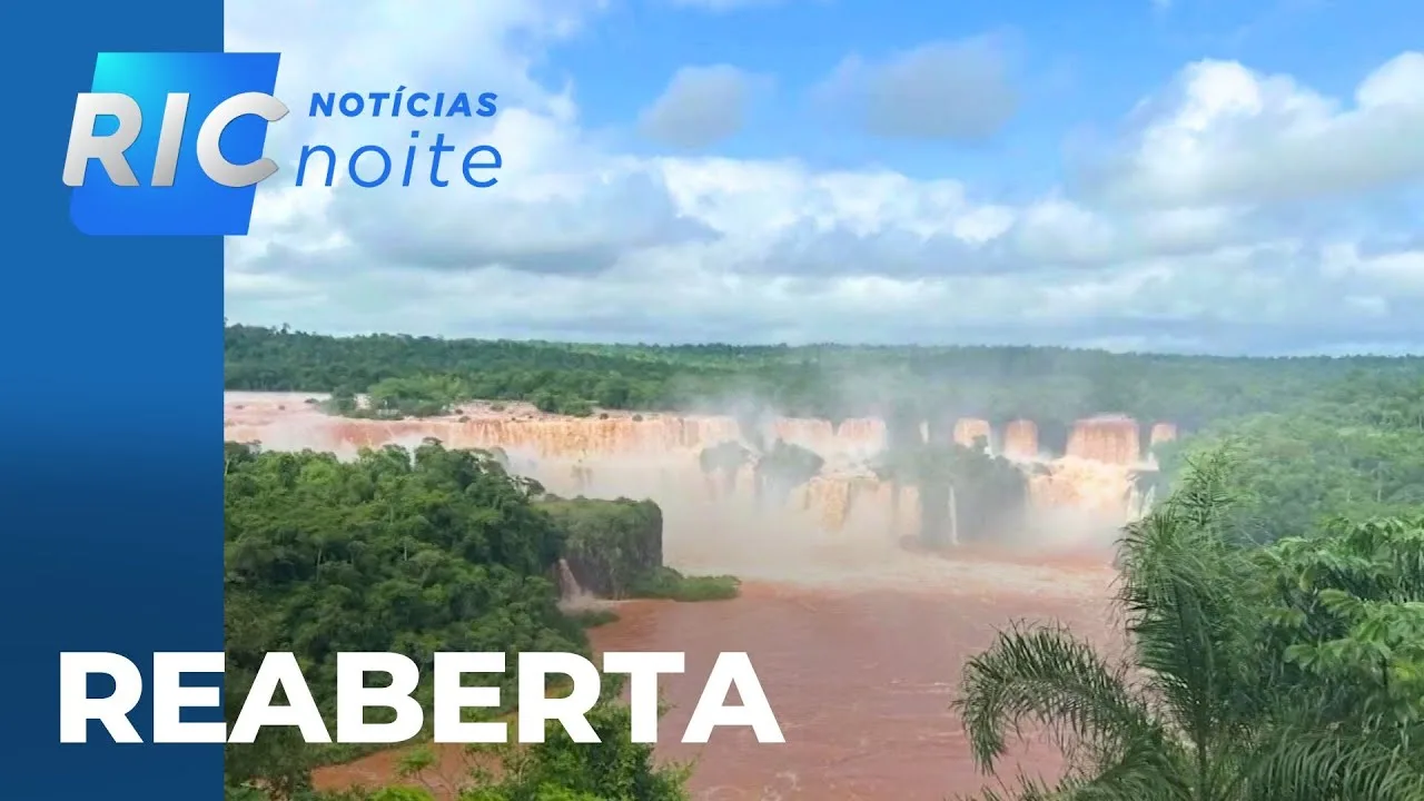 Passarela das cataratas é reaberta, técnicos seguem monitorando a situação