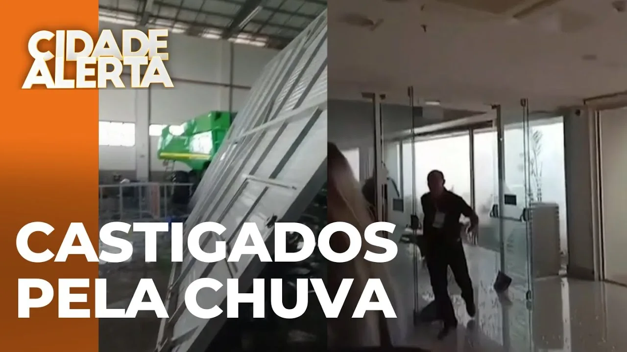 Ventos de 100 KM/H causam estragos em cidade no Paraná